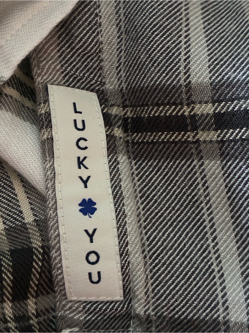 Lucky Brand Cloud Plaid Lightweight Boyfriend Flannel with Chest Pocket. XL - Picture 16 of 16